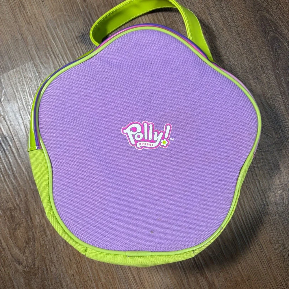 Vintage 2004 Polly Pocket Carrying Case‎ Lot Dolls Clothes Accessories Tara Toy